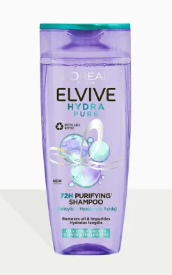L’Oréal Paris Elvive Hydra Pure 72h Shampoo with Hyaluronic Acid 400ml