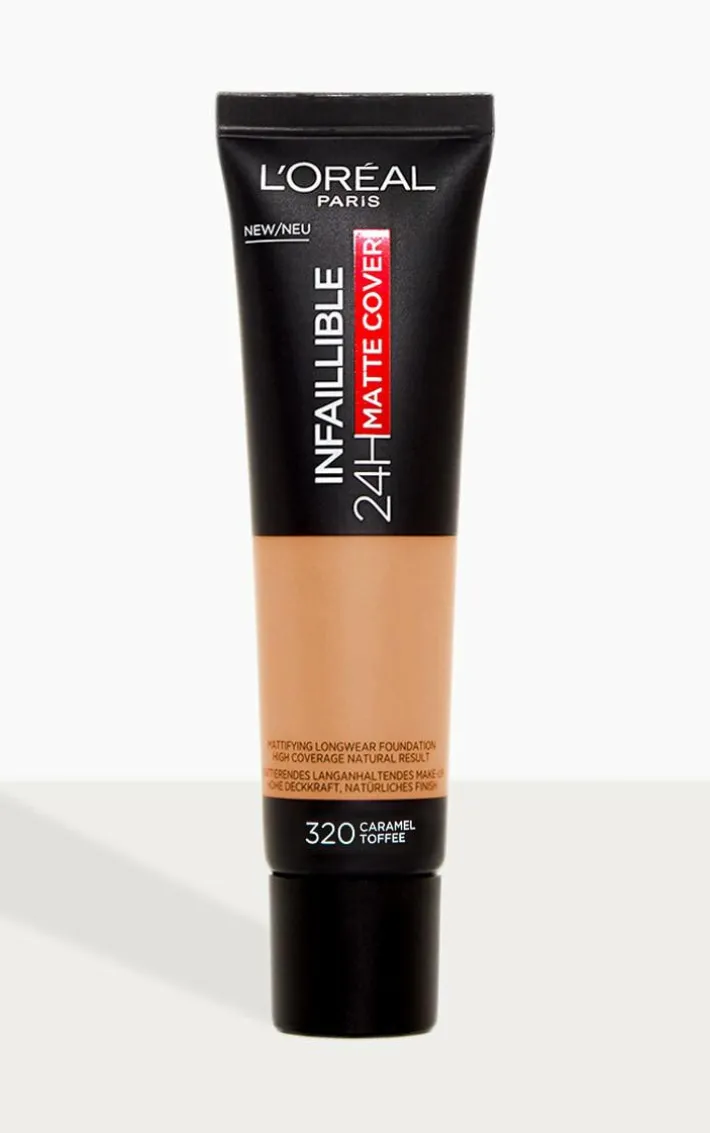 L'Oreal Paris Infallible 24hr Matte Cover Foundation 320 Caramel Toffee