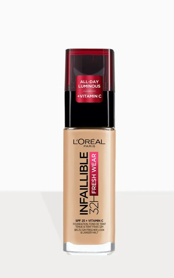 L'oreal Paris Infallible 32H Fresh Wear Foundation 120 Golden Vanilla Vitamin C Spf 25