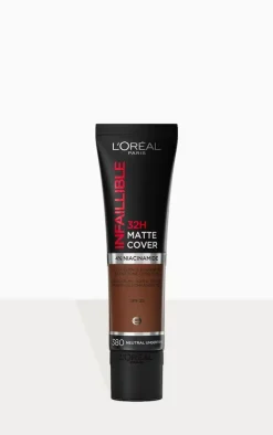 L'Oreal Paris Infallible 32H Matte Liquid Foundation with 4% Niacinamide SPF 25 Shade 380