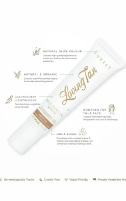 Loving Tan Purest Face Tanning Serum Medium 30ml