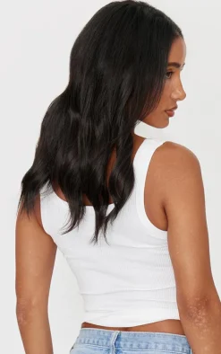 Lullabellz 18" Hidden Halo Brushed Out Wave Extensions - Dark Brown