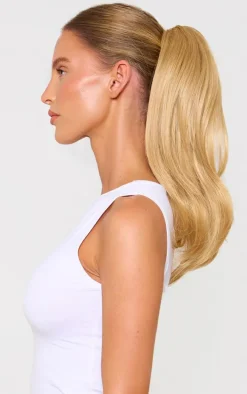 Lullabellz Blow Dry 16"Claw Clip Pony - Golden Blonde