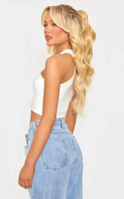 Lullabellz Brushed Out Wave 16" Claw Clip Pony in Golden Blonde