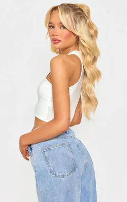 Lullabellz Brushed Out Wave 16" Claw Clip Pony in Honey Blonde