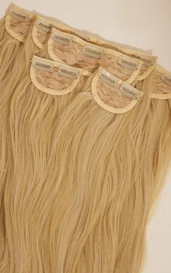 Lullabellz Extra AF 34'' 5 Piece Natural Wavy Clip Ins Light Blonde