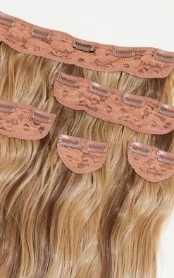 Lullabellz Extra AF 34'' 5 Piece Natural Wavy Clip Ins Mellow Brown