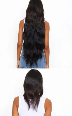 Lullabellz Extra AF 34'' 5 Piece Natural Wavy Clip Ins Choc Brown