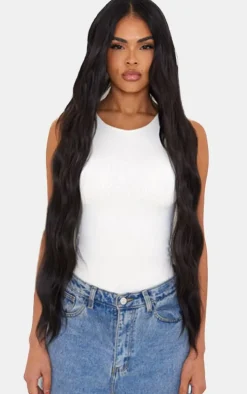 Lullabellz Extra AF 34'' 5 Piece Natural Wavy Clip Ins Dark Brown