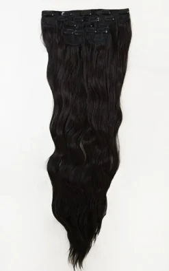 Lullabellz Extra AF 34'' 5 Piece Natural Wavy Clip Ins Dark Brown