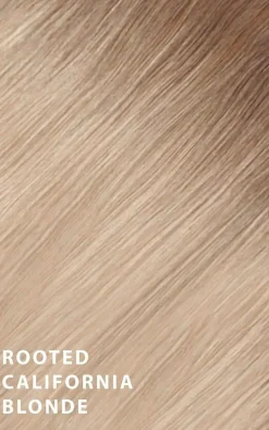 Lullabellz Feathered Fringe Clip In Bangs - Rooted California Blonde