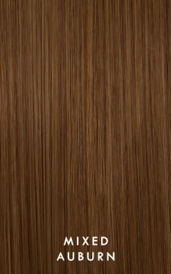 Lullabellz Feathered Fringe Clip In Bangs - Mix Auburn