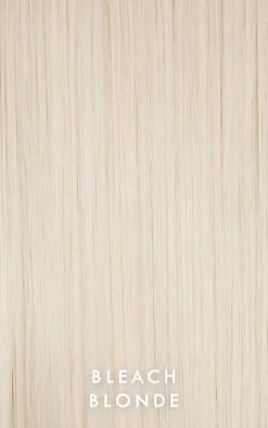 Lullabellz Feathered Fringe Clip In Bangs - Bleach Blonde