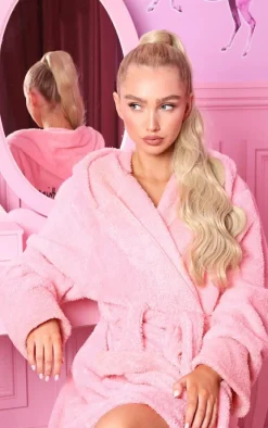 LullaBellz Grande Hollywood Wave 26" Wraparound Pony Light Golden Blonde