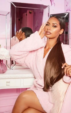 LullaBellz Grande Lengths 26" Straight Pony Extensions Warm Brunette