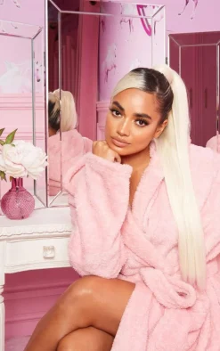 LullaBellz Grande Lengths 26" Straight Wraparound Pony Bleach Blonde