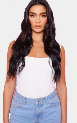 Lullabellz Super Thick 22" 5 Piece Wave Hair Extensions Natural Black