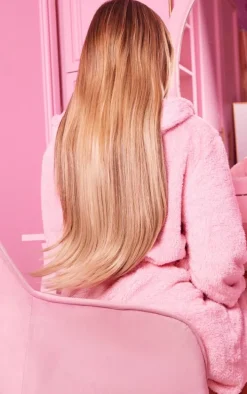 Lullabellz Thick 24` 1 Piece Straight Clip In Hair Extensions Golden Blonde