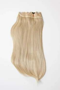 Lullabellz Thick 24` 1 Piece Straight Clip In Hair Extensions Golden Blonde