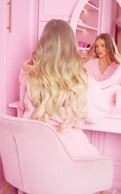 Lullabellz Thick 20` 1 Piece Curly Clip In Hair Extensions Light Blonde