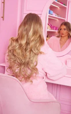 Lullabellz Thick 20` 1 Piece Curly Clip In Hair Extensions California Blonde