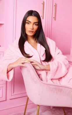 Lullabellz Thick 18` 1 Piece Straight Clip In Hair Extensions Choc Brown