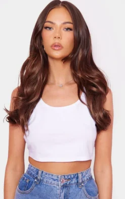 Lullabellz Thick 16` 1 Piece Curly Clip In Hair Extensions Chestnut