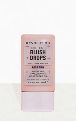 Makeup Revolution Bright Light Blush Bronzing Drops Pink Rosie