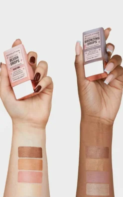 Makeup Revolution Bright Light Blush Bronzing Drops Pink Rosie