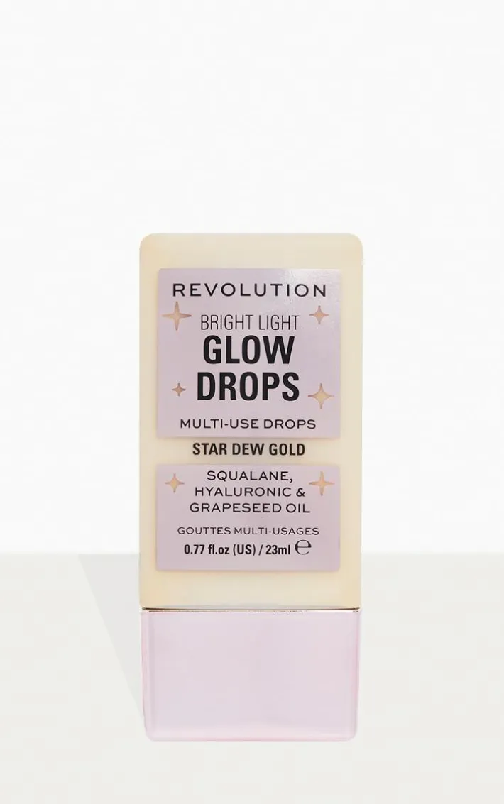 Makeup Revolution Bright Light Glow Bronzing Drops Golden Star Dew