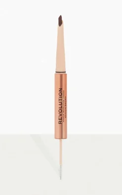 Makeup Revolution Fluffy Brow Filter Duo Medium Brown