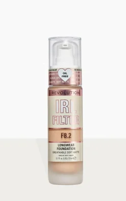 Makeup Revolution IRL Filter Longwear Foundation F8.2
