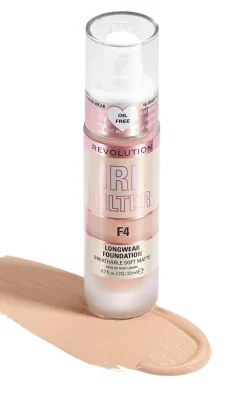 Makeup Revolution IRL Filter Longwear Foundation F4