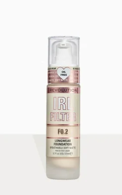 Makeup Revolution IRL Filter Longwear Foundation F0.1
