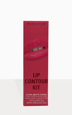 Makeup Revolution Lip Contour Kit Fierce Wine