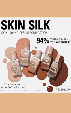 Makeup Revolution Skin Silk Serum Foundation F8