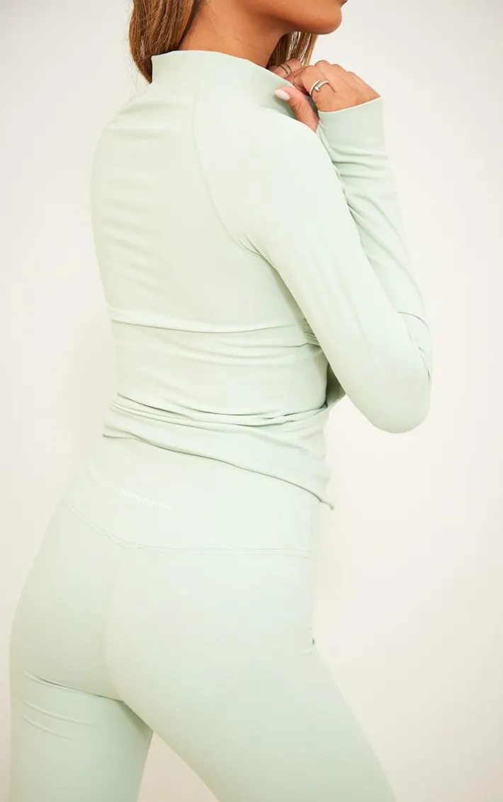 Matcha Green Sculpt Basic Leggings