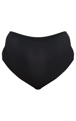 Maternity Black Bump Support Seamless Panties