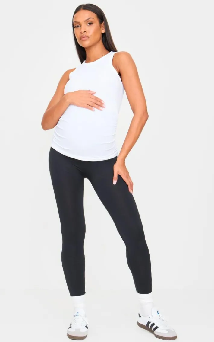 Maternity Black Bump Support Seamless Leggings