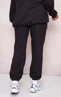 Maternity Black Embroidered Pretty Little Mama Sweatpants