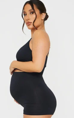 Maternity Black Seamless Strappy Nursing Bra