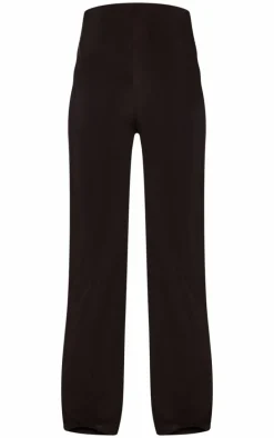 Maternity Black Slinky Wide Leg Pant