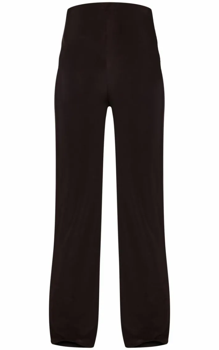 Maternity Black Slinky Wide Leg Pant