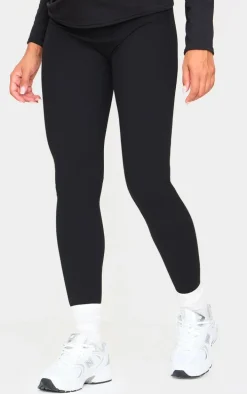 Maternity Black Snatched Sculpt Leggings