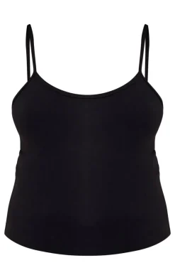 Maternity Black Snatched Sculpt Crop Top