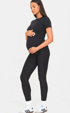 Maternity Black Soft Touch Jersey Leggings