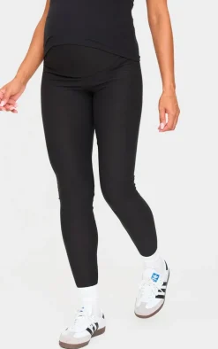 Maternity Black Soft Touch Jersey Leggings