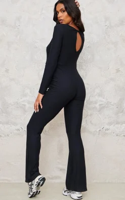 Maternity Black Soft Touch Tie Front Jumpsuit