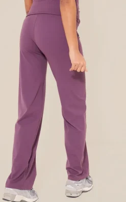 Maternity Eggplant Core Collection Tab Snatched Sculpt Flared Pants