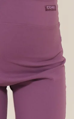 Maternity Eggplant Core Collection Tab Snatched Sculpt Flared Pants